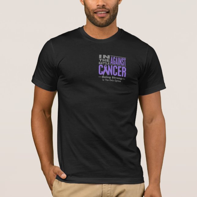 I striden mot Hodgkins lymfkörtelcancer Tee Shirt (Framsida)