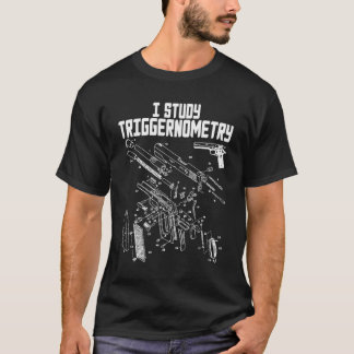 I Studie Triggernometri på Back Gun Lusnyj som säg T Shirt
