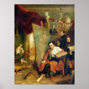 I studion av målare 1832 poster