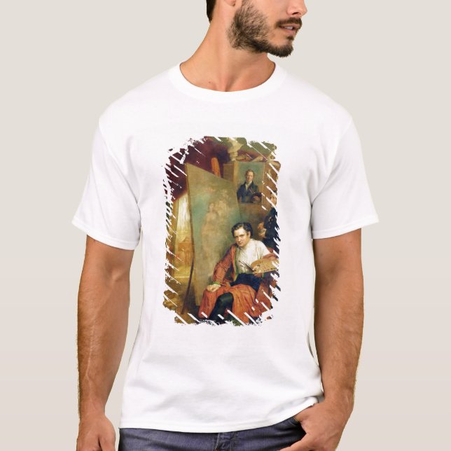 I studion av målare 1832 tee shirt (Framsida)