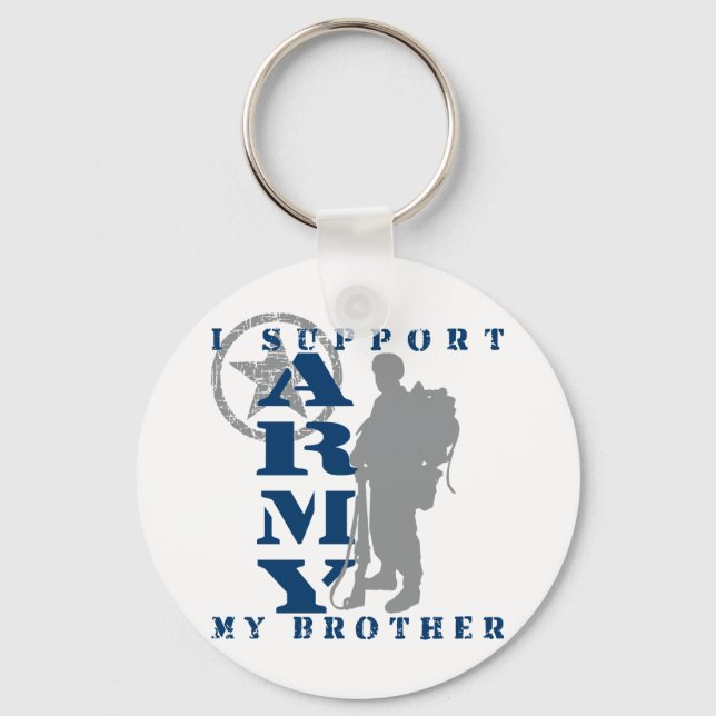 I Support Brother 2 - ARMY Nyckelring (Framsida)