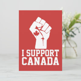 I Support Canada - Proud Canadian Inbjudningar