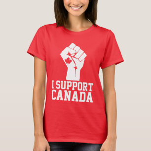 I Support Canada - Proud Canadian T Shirt