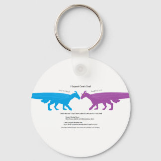 I Support Cera's Goal Keychain Nyckelring