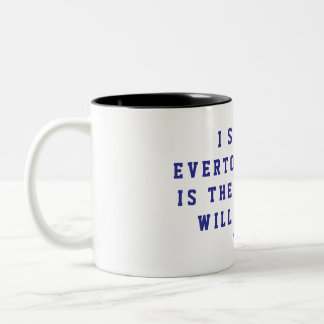 I Support Everton Mug Två-Tonad Mugg