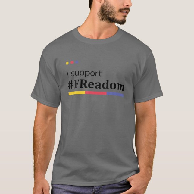 I-Support-FREOM T Shirt (Framsida)