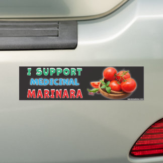 I Support Medicinal Marinara Bildekal