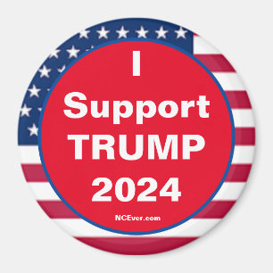 I Support TRUMP 2024 Patriotic Magnet