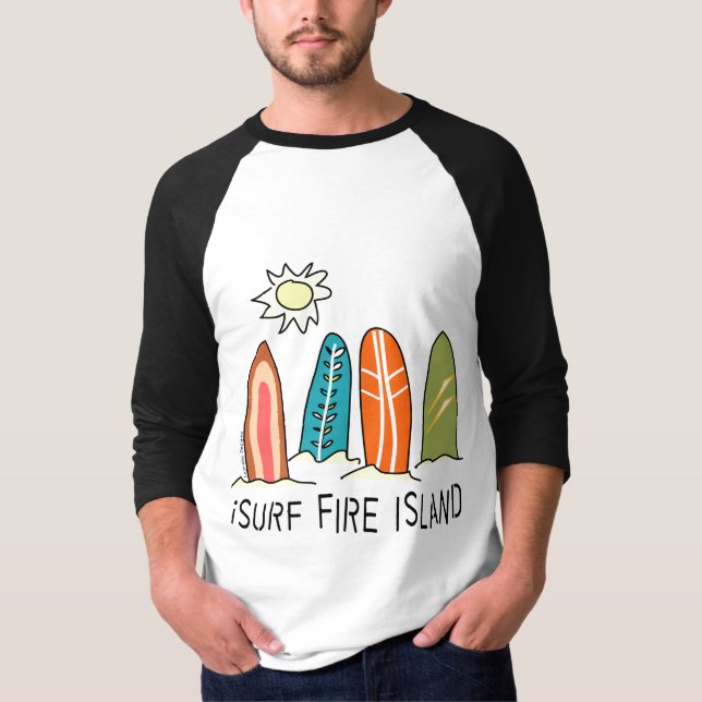 I Surfa Fire Island Tee Shirt (Framsida)