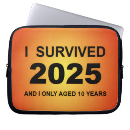 I Survived 2025  Laptop Fodral