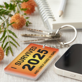 I Survived 2025  Nyckelring