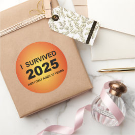 I Survived 2025 Runt Klistermärke