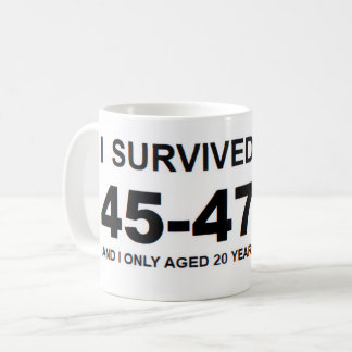 I Survived 45-47 Kaffemugg