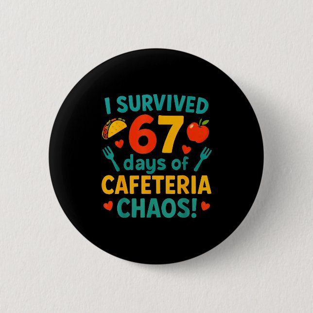 I Survived 67 Days Of Cafeteria Chaos – Funny Scho Knapp (Framsida)