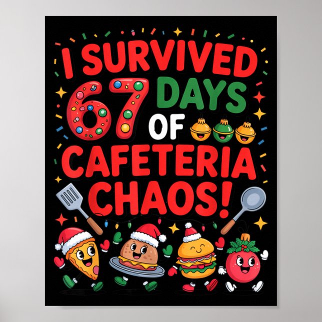 I Survived 67 Days Of Cafeteria Chaos In Lunch Lad Poster (Framsidan)
