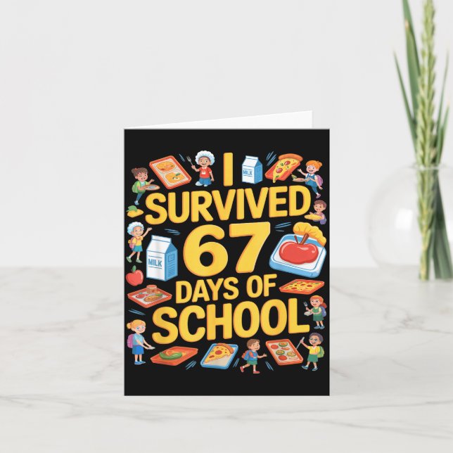 I Survived 67 Days Of Cafeteria Chaos Lunch Lady F Kort (Framsida)