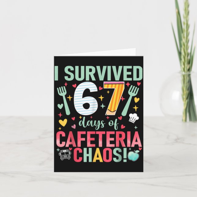 I Survived 67 Days Of Cafeteria Chaos Lunch Lady S Kort (Framsida)