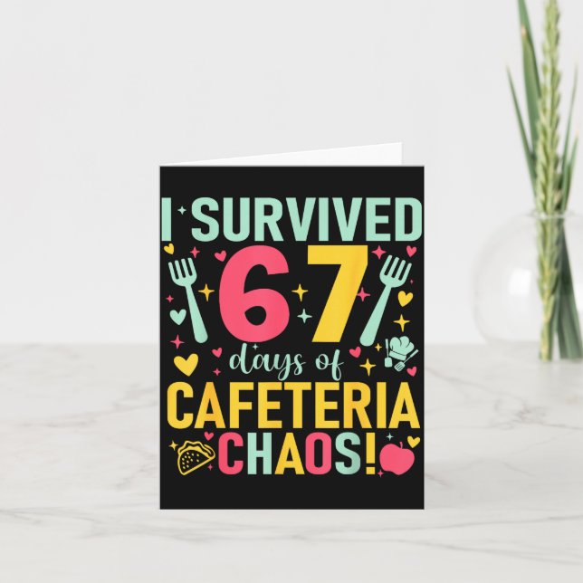 I Survived 67 Days Of Cafeteria Chaos Lunch Lady S Kort (Framsida)