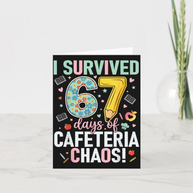 I Survived 67 Days Of Cafeteria Chaos Lunch Lady S Kort (Framsida)