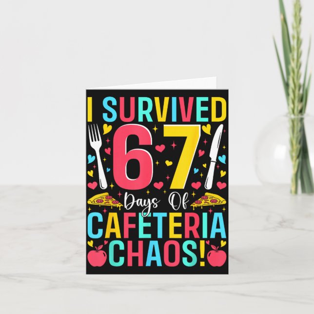I Survived 67 Days Of Cafeteria Chaos Lunch Lady S Kort (Framsida)