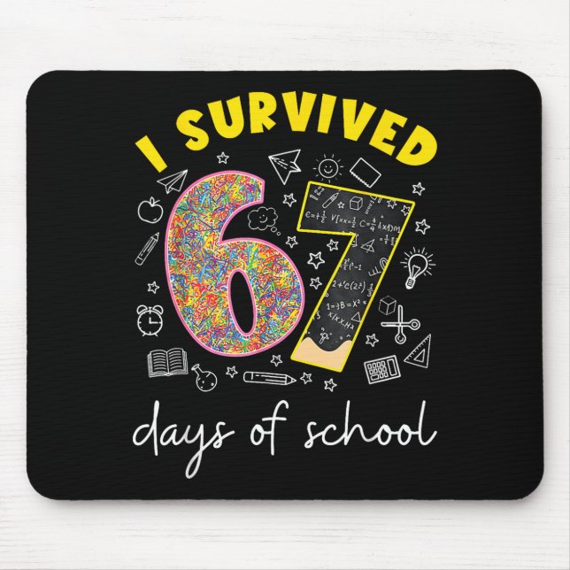 I Survived 67 Days Of School 67 Meme Rainbow Math  Musmatta (Framsidan)