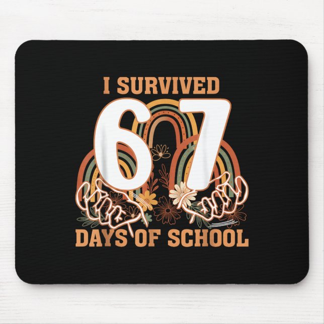 I Survived 67 Days Of School Boho Floral Teachers  Musmatta (Framsidan)