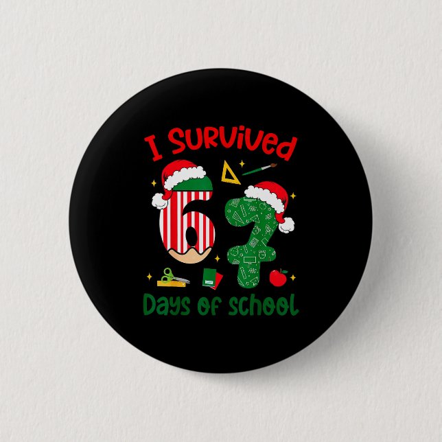 I Survived 67 Days Of School Christmas Six Seven M Knapp (Framsida)