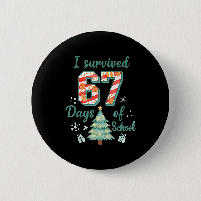 I Survived 67 Days Of School Christmas Teacher Stu Knapp (Framsida)