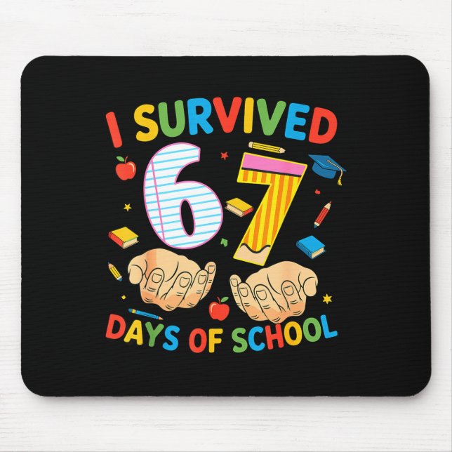 I Survived 67 Days Of School Cool Teacher Design  Musmatta (Framsidan)