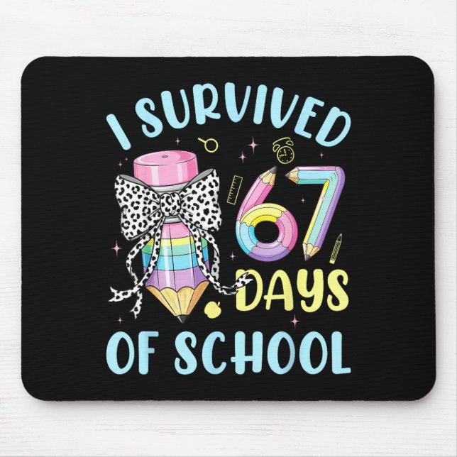 I Survived 67 Days Of School Cute Pastel Pencil Bo Musmatta (Framsidan)