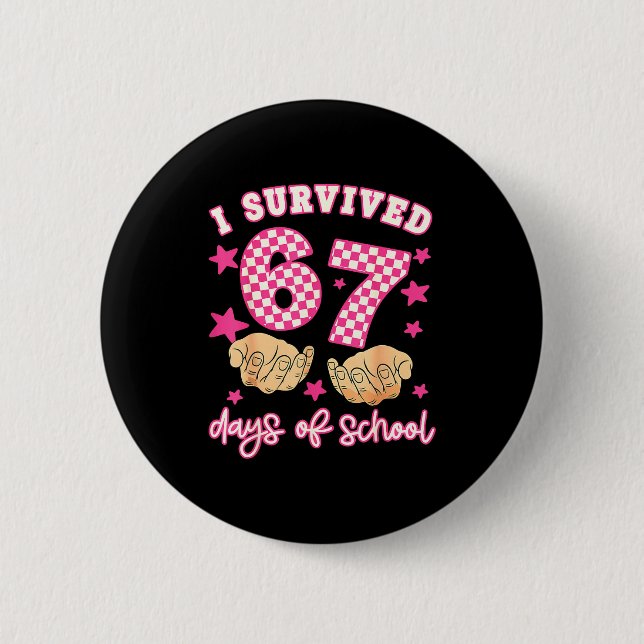 I Survived 67 Days Of School Funny 67 Teachers Stu Knapp (Framsida)