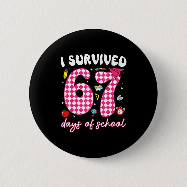 I Survived 67 Days Of School Funny 67 Teachers Stu Knapp (Framsida)