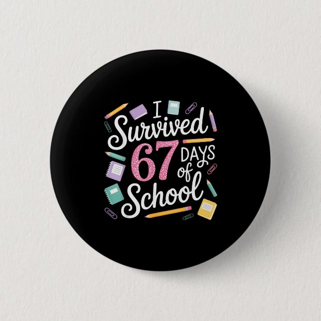 I Survived 67 Days Of School Funny 67 Teachers Stu Knapp (Framsida)