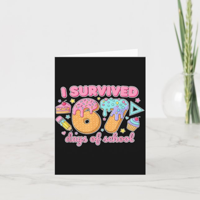 I Survived 67 Days Of School Funny 67 Teachers Stu Kort (Framsida)