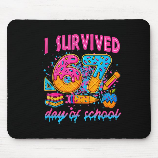 I Survived 67 Days Of School Funny Meme Ice Cream  Musmatta (Framsidan)