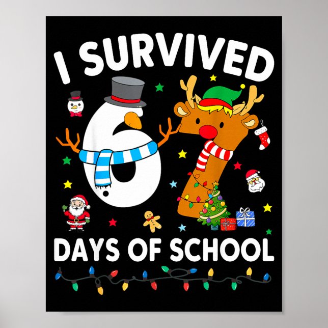 I Survived 67 Days Of School Funny Meme Six Seven  Poster (Framsidan)