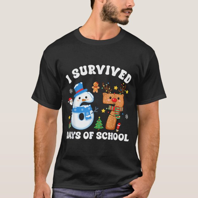I Survived 67 Days Of School Funny Meme Six Seven  T Shirt (Framsida)