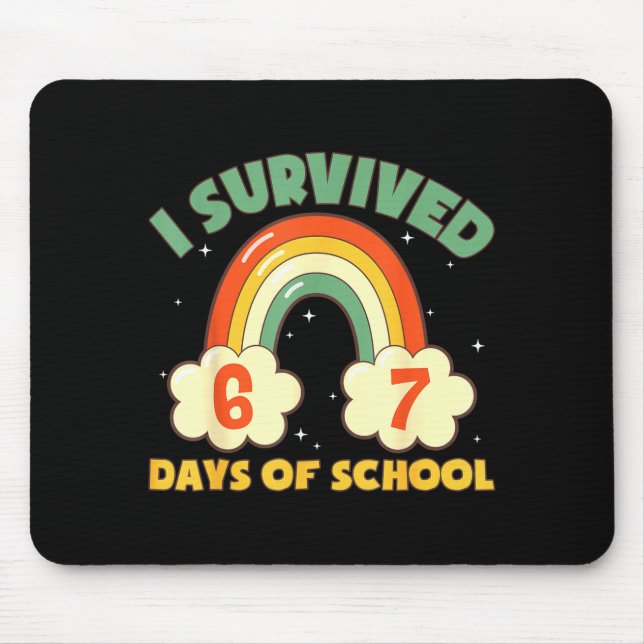 I Survived 67 Days Of School Funny Meme Student Te Musmatta (Framsidan)