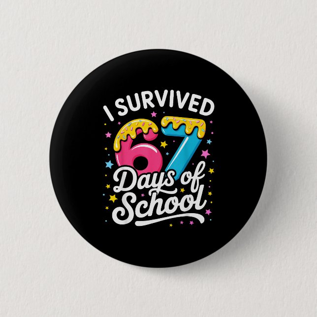 I Survived 67 Days Of School Funny Meme Teacher St Knapp (Framsida)