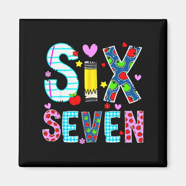 I Survived 67 Days Of School Funny Meme Teacher St Magnet (Framsidan)