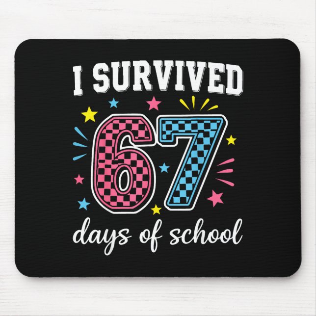 I Survived 67 Days Of School Funny Meme Teacher St Musmatta (Framsidan)