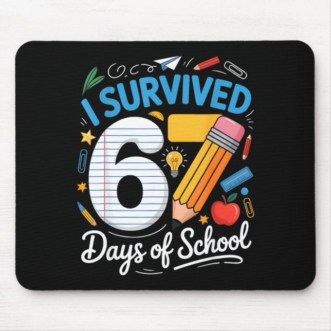 I Survived 67 Days Of School Funny Meme Teacher St Musmatta (Framsidan)
