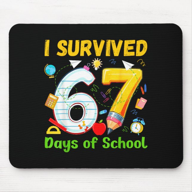 I Survived 67 Days Of School Funny Meme Teacher St Musmatta (Framsidan)