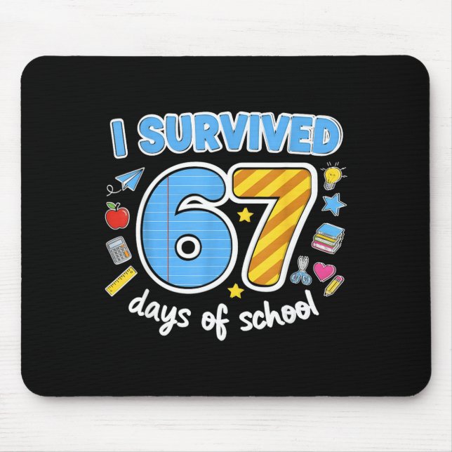 I Survived 67 Days Of School Funny Meme Teacher St Musmatta (Framsidan)