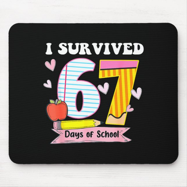 I Survived 67 Days Of School Funny Meme Teacher St Musmatta (Framsidan)