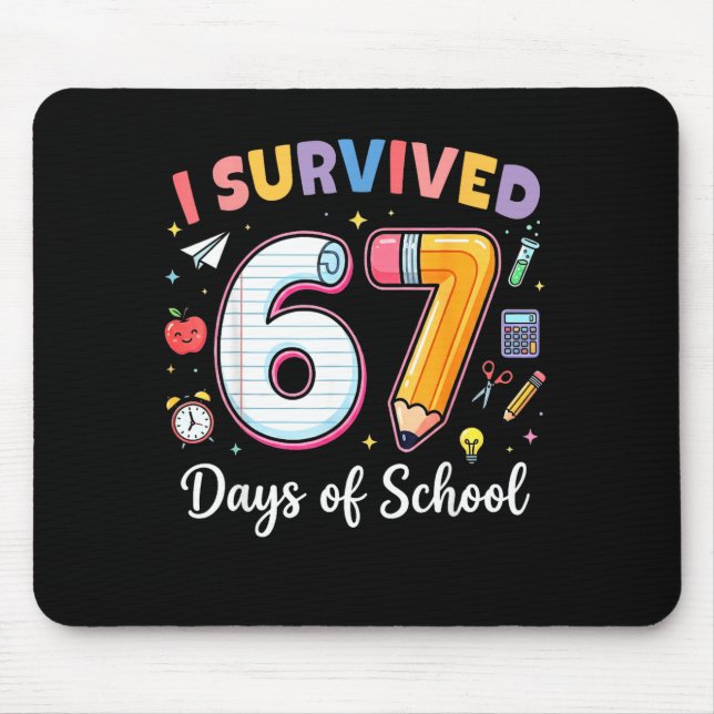 I Survived 67 Days Of School Funny Meme Teacher St Musmatta (Framsidan)