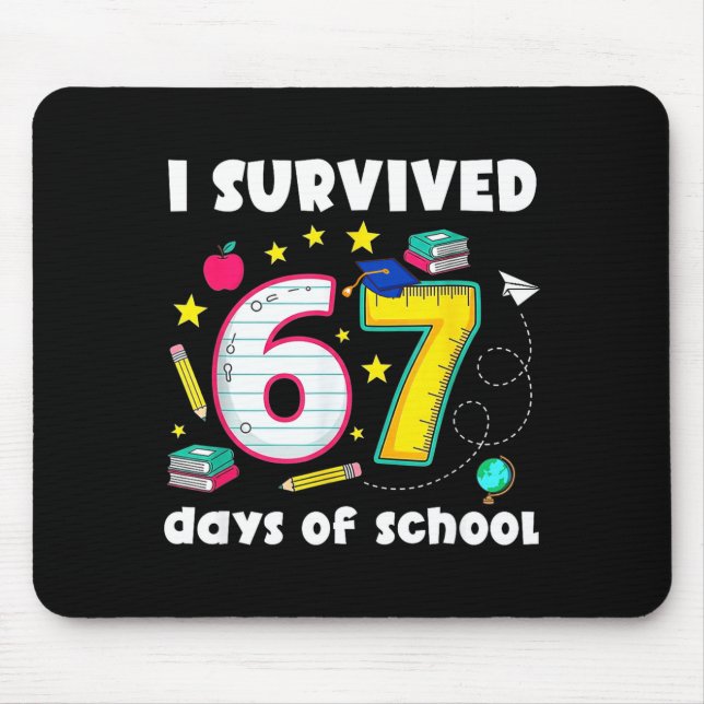 I Survived 67 Days Of School Funny Meme Teacher St Musmatta (Framsidan)