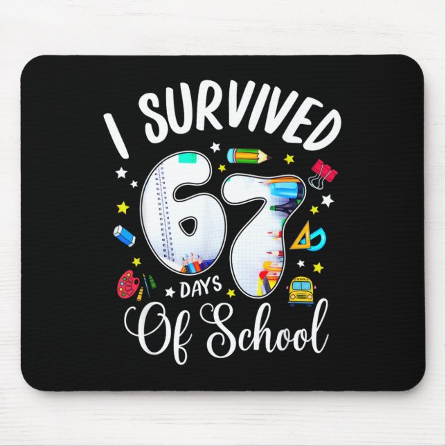 I Survived 67 Days Of School Funny Meme Teacher St Musmatta (Framsidan)