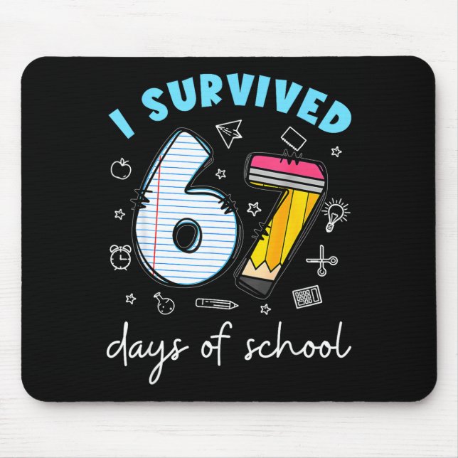 I Survived 67 Days Of School Funny Meme Teacher St Musmatta (Framsidan)