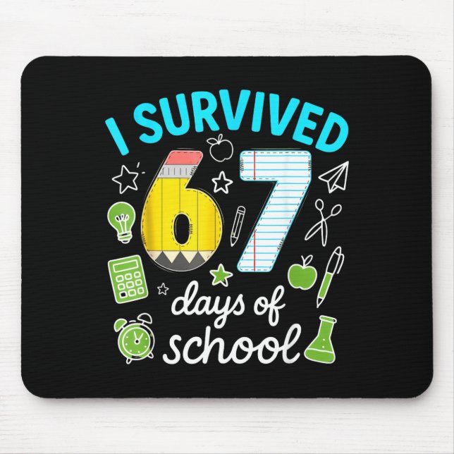 I Survived 67 Days Of School Funny Meme Teacher St Musmatta (Framsidan)